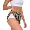 image:imagePrinStory Womens Athletic Running Shorts 3 with Zipper Pockets XSXLZebra Stripe