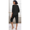 image:imagePrinStory Womens Pajama Sets Capri Pjs Soft Lounge Sets XS4XLBlack