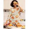 image:imagePrinStory Womens Pajama Sets Capri Pjs Soft Lounge Sets XS4XLFpapricot Corn Poppy