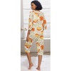 image:imagePrinStory Womens Pajama Sets Capri Pjs Soft Lounge Sets XS4XLFpapricot Corn Poppy