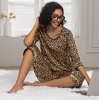 image:imagePrinStory Womens Pajama Sets Capri Pjs Soft Lounge Sets XS4XLFpapricot Ld Print