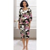 image:imagePrinStory Womens Pajama Sets Capri Pjs Soft Lounge Sets XS4XLFpbig Leaf Pink