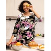 image:imagePrinStory Womens Pajama Sets Capri Pjs Soft Lounge Sets XS4XLFpbig Leaf Pink