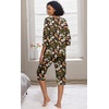 image:imagePrinStory Womens Pajama Sets Capri Pjs Soft Lounge Sets XS4XLFpbk Leaf Butterfly