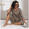 image:imagePrinStory Womens Pajama Sets Capri Pjs Soft Lounge Sets XS4XLFpcoffee Colorful Cat