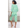 image:imagePrinStory Womens Pajama Sets Capri Pjs Soft Lounge Sets XS4XLFpgreen Butterfly