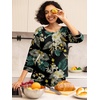 image:imagePrinStory Womens Pajama Sets Capri Pjs Soft Lounge Sets XS4XLFpgreen Leaf Lily