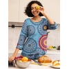 image:imagePrinStory Womens Pajama Sets Capri Pjs Soft Lounge Sets XS4XLFpmix Blue