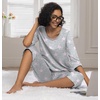 image:imagePrinStory Womens Pajama Sets Capri Pjs Soft Lounge Sets XS4XLFppink Star