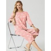 image:imagePrinStory Womens Pajama Sets Capri Pjs Soft Lounge Sets XS4XLFppink Sunflower