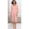 image:imagePrinStory Womens Pajama Sets Capri Pjs Soft Lounge Sets XS4XLFppink Sunflower