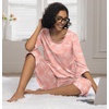 image:imagePrinStory Womens Pajama Sets Capri Pjs Soft Lounge Sets XS4XLFppink Sunflower