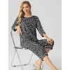 image:imagePrinStory Womens Pajama Sets Capri Pjs Soft Lounge Sets XS4XLFpspot Black