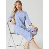 image:imagePrinStory Womens Pajama Sets Capri Pjs Soft Lounge Sets XS4XLFpspot Blue