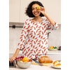 image:imagePrinStory Womens Pajama Sets Capri Pjs Soft Lounge Sets XS4XLFpwh Orange Feather