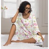 image:imagePrinStory Womens Pajama Sets Capri Pjs Soft Lounge Sets XS4XLFpwhite Morning Glory