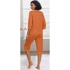 image:imagePrinStory Womens Pajama Sets Capri Pjs Soft Lounge Sets XS4XLOrange