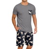 Navy Blue Dog Gray