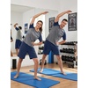 image:imageCouples Pajamas Set Short Sleeve Raglan Shirts and Shorts Lounge Sleepwear03navy Blue