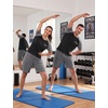image:imageCouples Pajamas Set Short Sleeve Raglan Shirts and Shorts Lounge Sleepwear04dark Gray
