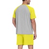 image:imageCouples Pajamas Set Short Sleeve Raglan Shirts and Shorts Lounge Sleepwear59fluorescent Yellow