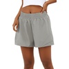 image:imagePrinStory Athletic Shorts for Women High Waisted Running Shorts 3 XS2XLLight Gray