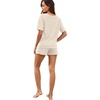 image:imagePrinStory Pajamas Set for Women Waffle Knit Lounge Set S2XLOatmeal