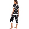 image:imagePrinStory Pajamas for Women Set Capri Pjs Soft Lounge Sets S4XLFpblack White Koala