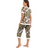image:imagePrinStory Pajamas for Women Set Capri Pjs Soft Lounge Sets S4XLFpbutterfly