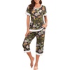 image:imagePrinStory Pajamas for Women Set Capri Pjs Soft Lounge Sets S4XLFpbutterfly