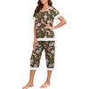 image:imagePrinStory Pajamas for Women Set Capri Pjs Soft Lounge Sets S4XLFpbutterfly