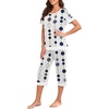 image:imagePrinStory Pajamas for Women Set Capri Pjs Soft Lounge Sets S4XLFpdot Vertical Line