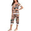 image:imagePrinStory Pajamas for Women Set Capri Pjs Soft Lounge Sets S4XLFppink Glass