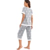 image:imagePrinStory Pajamas for Women Set Capri Pjs Soft Lounge Sets S4XLFppink Star