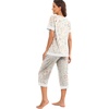 image:imagePrinStory Pajamas for Women Set Capri Pjs Soft Lounge Sets S4XLFptableware
