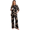 image:imagePrinStory Pajamas for Women Soft Pjs Lounge Set S4XLFpblack Rectangle