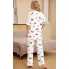 image:imagePrinStory Pajamas for Women Soft Pjs Lounge Set S4XLFpdachshund Bow