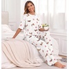 image:imagePrinStory Pajamas for Women Soft Pjs Lounge Set S4XLFpdachshund Bow