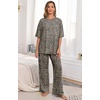 image:imagePrinStory Pajamas for Women Soft Pjs Lounge Set S4XLFpgray Ld Print