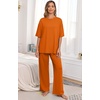 image:imagePrinStory Pajamas for Women Soft Pjs Lounge Set S4XLOrange