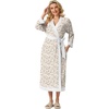 image:imagePrinStory Robes for Women Long Soft Robe Lightweight Bathrobe S2XLApricot Periwinkle