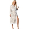 image:imagePrinStory Robes for Women Long Soft Robe Lightweight Bathrobe S2XLApricot Periwinkle