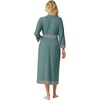image:imagePrinStory Robes for Women Long Soft Robe Lightweight Bathrobe S2XLHaze Blue