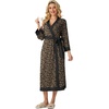 image:imagePrinStory Robes for Women Long Soft Robe Lightweight Bathrobe S2XLLd Khaki
