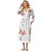 image:imagePrinStory Robes for Women Long Soft Robe Lightweight Bathrobe S2XLRose White