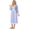 image:imagePrinStory Robes for Women Long Soft Robe Lightweight Bathrobe S2XLSpot Blue