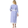 image:imagePrinStory Robes for Women Long Soft Robe Lightweight Bathrobe S2XLSpot Blue