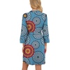 image:imagePrinStory Robes for Women Short Knit Bathrobe S2XLA02 Fpmix Blue