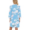 image:imagePrinStory Robes for Women Short Knit Bathrobe S2XLB01 Fplight Blue