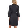 image:imagePrinStory Robes for Women Short Knit Bathrobe S2XLB05 Dark Gray